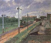 Camille Pissarro The Train Germany oil painting artist